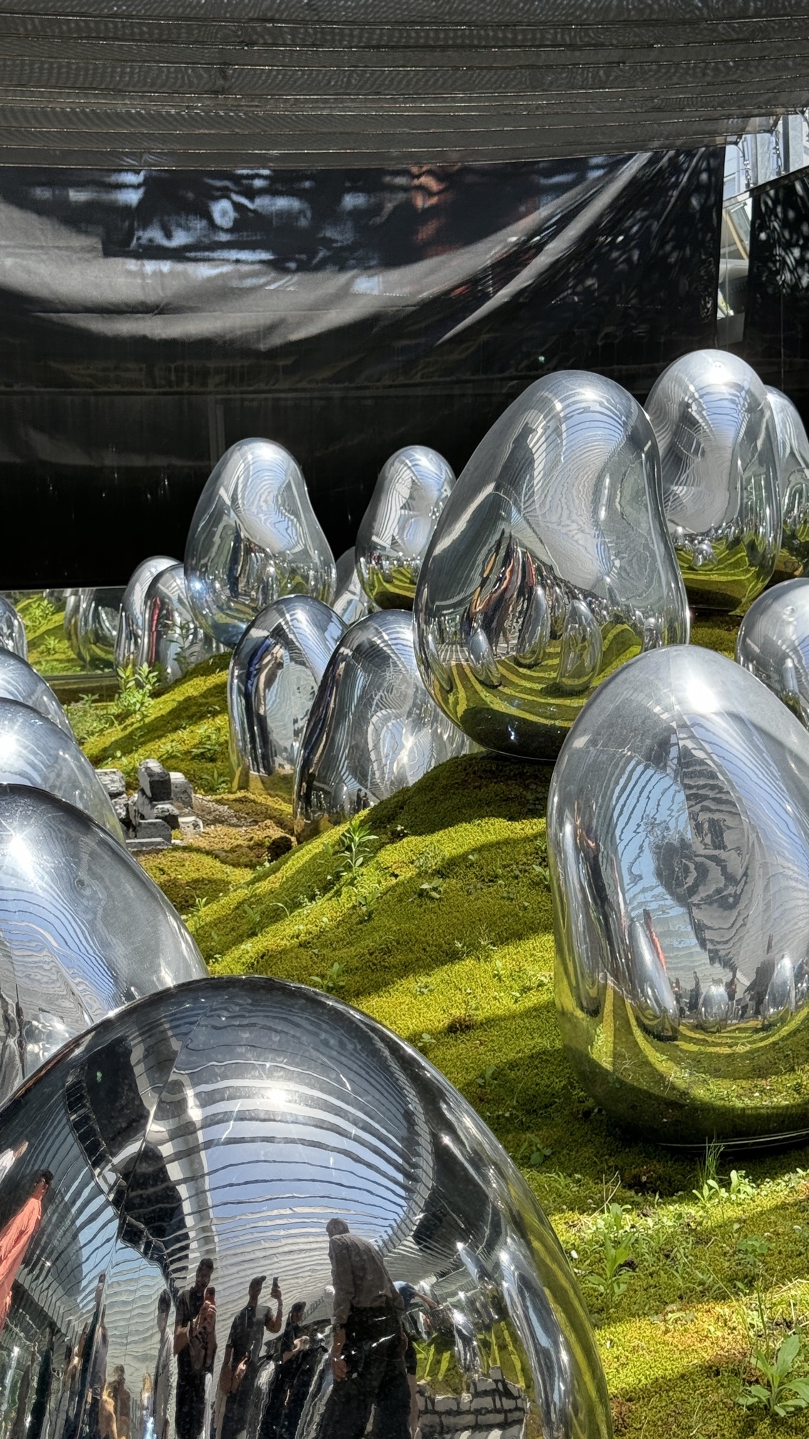 Immersive teamLab Planets digital art installation with interactive light display