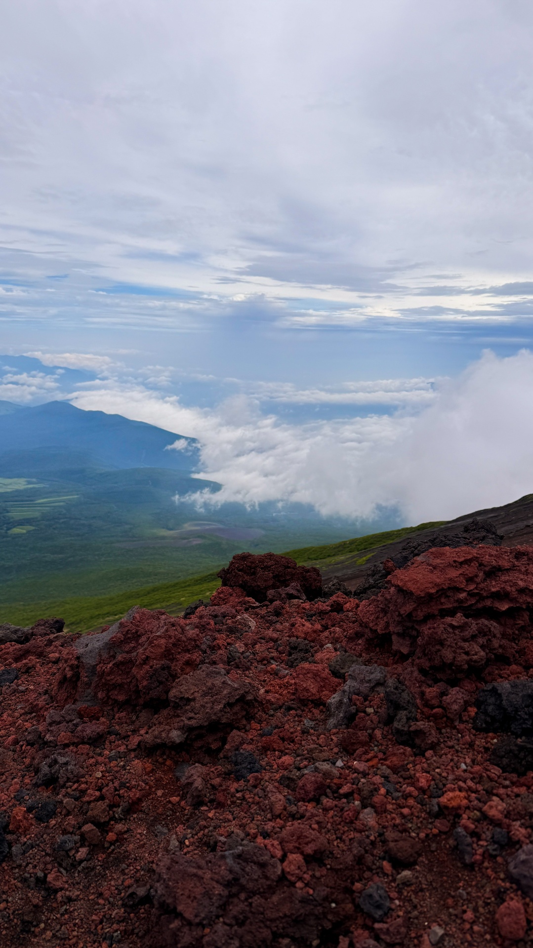 Panorama from the summit crater rim