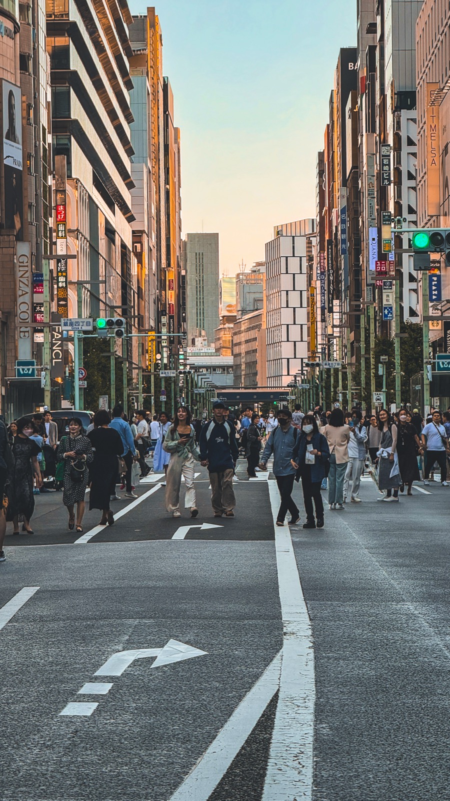 Ginza evening stroll