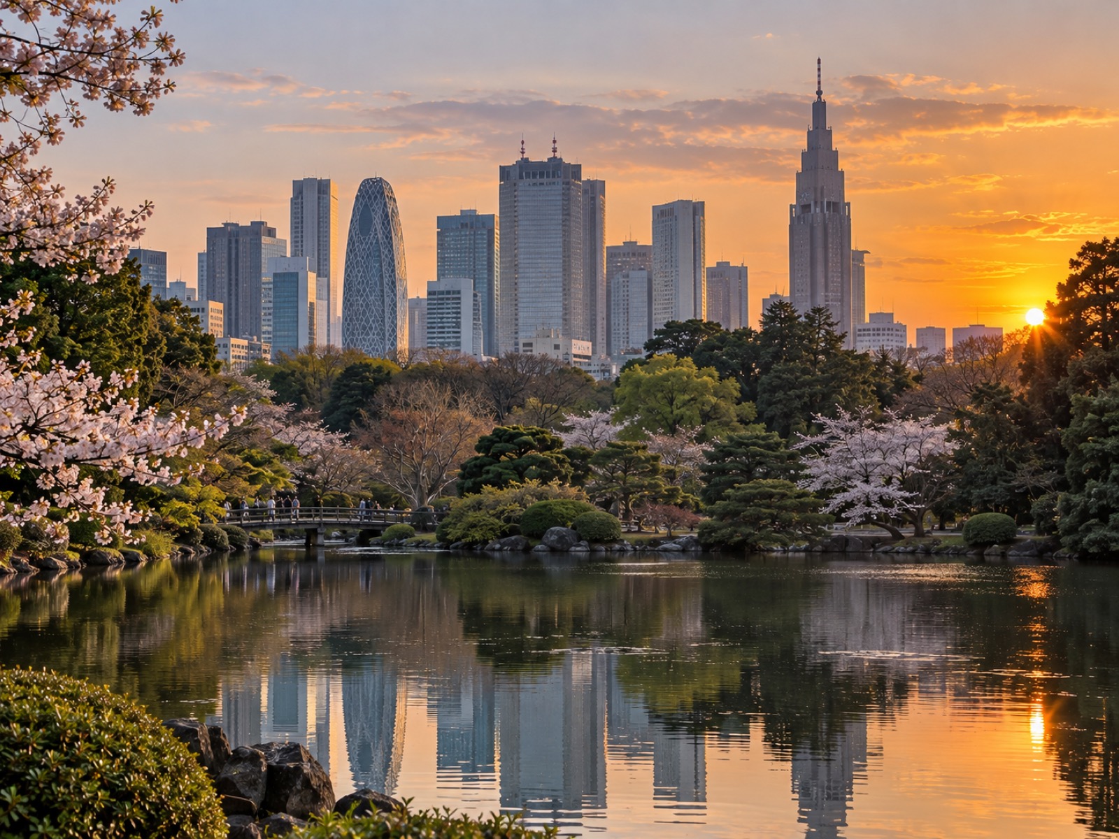 Shinjuku Gyoen gardens